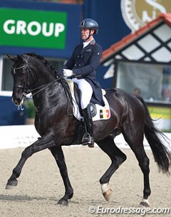 Belgian Mario van Orshaegen on Wilco V (by Rousseau) :: Photo © Astrid Appels