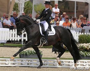 Jessica von Bredow-Werndl on Unee BB at the 2015 CDIO Hagen :: Photo © LL-foto