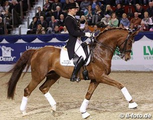 Kathrin Sudholter on Belissimo M (by Beltain x Romadour II)