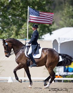 Steffen Peters and Rosamunde at the 2015 CDI San Juan Capistrano :: Photo © Terri Miller
