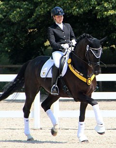 Katrin Burger and Sir Solitär in Tubingen in 2015