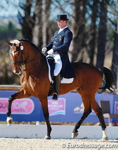 Philippe Jorissen and Agneta at the 2015 CDIO Vidauban :: Photo © Astrid Appels