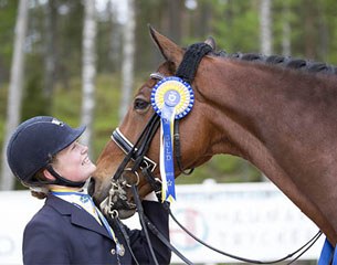 Beatrice Ivarsson and Bomerang at the 2015 Swedish Dressage Championships