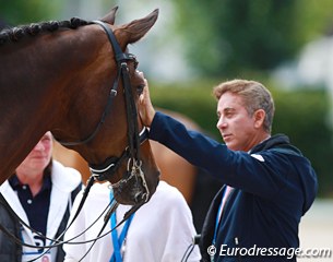 U.S. team trainer Robert Dover at the 2016 CDIO Aachen :: Photo © Astrid Appels