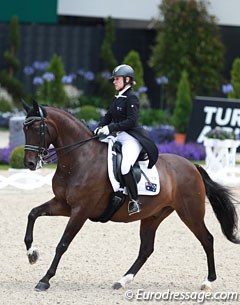 Sue Hearn and Remmington at the 2016 CDIO Aachen :: Photo © Astrid Appels