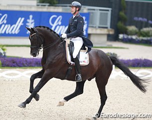 Mario van Orshaegen and Wilco V at their last competition together, the 2016 CDIO Aachen :: Photo © Astrid Appels