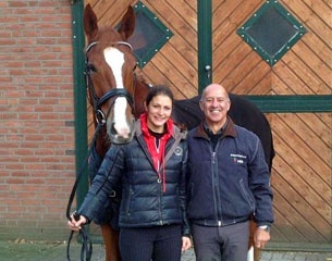 Vera Nass with her new boss Jonny Hilberath