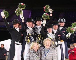 The German team won the Nations' Cup at the 2016 CDIO-U2 Braunschweig :: Photo © Karl Heinz Frieler