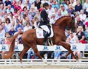 Pascal Kandziora on Destacado at the 2016 Bundeschampionate :: Photo © LL-foto