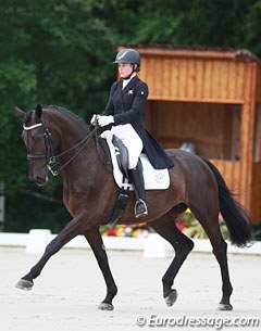 Irish young rider Alex Baker on Nibeley UJ Lady Lara at the 2016 CDIO Compiegne :: Photo © Astrid Appels