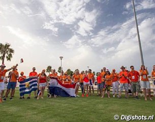The Dutch team at the 2016 European Junior/Young Riders Championships :: Photo © Digishots