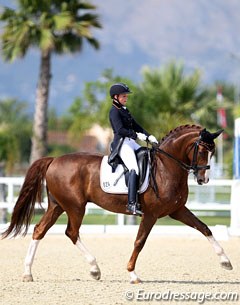 Anna Lisa Theile and Ducati K at the 2016 European Young Riders Championships in Oliva Nova :: Photo © Astrid Appels