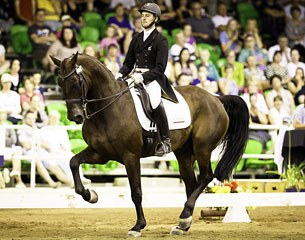 John Thompson and Antonello at the 2016 New Zealand Dressage Championships :: Photo © Libby Law