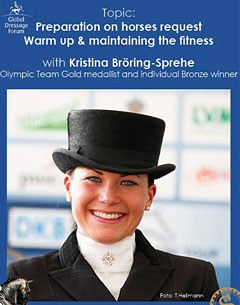 The world's nr 2, Kristina Bröring-Sprehe, is one of the many stars speaking at the 2016 Global Dressage Forum
