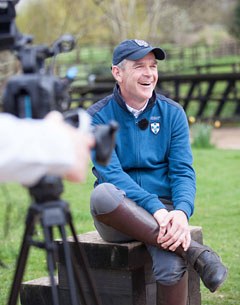 Valegro's groom Alan Davies being interviewed for Piaffe Presents' section "A Groom with a View"