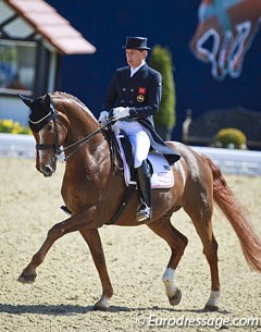 Emile Faurie on Ullrich Kasselmann's Weekend Fun at the 2016 CDI Hagen :: Photo © Astrid Appels