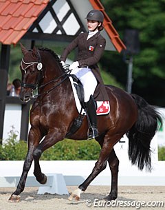 Leonie Guerra and Atnon at the 2016 CDIO-PJYR Hagen :: Photo © Astrid Appels