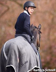 Japanese Hiroshi Hoketsu is back in the saddle and preparing his new Grand Prix horse Brioni W for their first CDI star in Mannheim next week