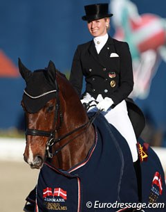 Jessica von Bredow-Werndl and Dante's Peak at the 2016 CDI Hagen :: Photo © Astrid Appels