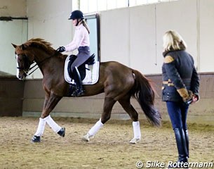 Frömming coaching junior Pauline Borde