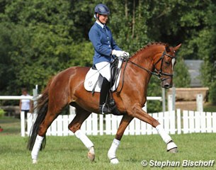 Friederike Schulz-Wallner and Arosa at the 2016 Trakehner Championships :: Photo © Stephan Bischoff