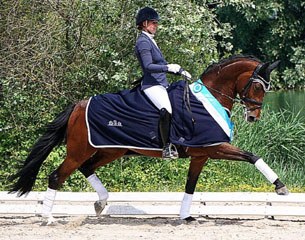 Aikje Fehl and Chilly Jam at the 2016 Ingolstadt Bundeschampionate qualifier