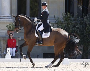 Carl Hester and Nip Tuck at the 2016 CDI Jerez de la Frontera :: Photo © Alberto Martinez Bracero
