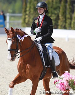 Maria Sudzhenka and Priysk at the 2016 CDI-J Moscow hosted at Maxima Park :: Photo © Astrid Appels
