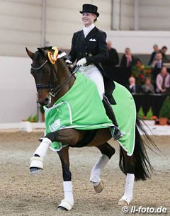 Juliane Brunkhorst and Sieger Hit win the Grand Prix Kur at the 2016 CDN Munster :: Photo © LL-foto