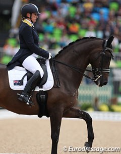 Sue Hearn and Remmington at the 2016 Olympic Games in Rio de Janeiro :: Photo © Astrid Appels