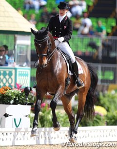 Belinda Trussell and Anton at the 2016 Olympic Games in Rio de Janeiro :: Photo © Astrid Appels