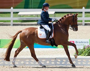 Sanne Voets and Demantur at the 2016 Paralympic Games in Rio