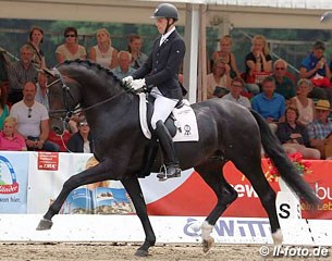 Frederic Wandres and Ferrari at the 2016 Oldenburg Regional Championships in Rastede :: Photo © LL-foto