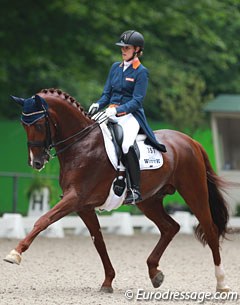 Madeleine Witte-Vrees and Cennin at the 2016 CDIO Rotterdam :: Photo © Astrid Appels