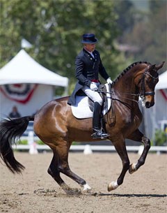 Steffen Peters and Rosamunde at the 2016 CDI San Juan Capistrano :: Photo © Terri Miller