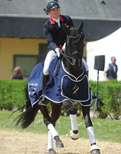 Michael Eilberg and Half Moon Dynasty at the 2016 CDI Saumur