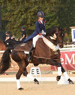 Charlotte Dujardin and Hawtins Delicato at the 2016 British Championships :: Photo © Kevin Sparrow