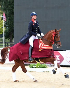 Carl Hester and Wanadoo win the 2016 British Grand Prix Championships :: Photo © Kevin Sparrow