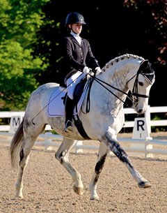 Jenna Upchurch on her Danish warmblood gelding Greystoke (by Rosentanz x Michelangelo)
