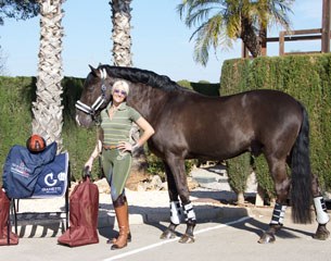 Silvia Rizzo and Sal are ready for the 2016 CDI Samorin with three new sponsors backing her