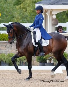 Anna Buffini and Wilton at the 2016 U.S. Youth Riders Championships :: Photo © Sue Stickle