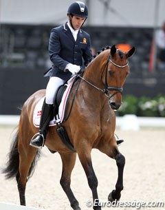 Severo Jurado Lopez and Rockson at the 2016 World Young Horse Championships :: Photo © Astrid Appels