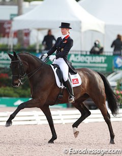Laura Tomlinson and Rosalie B at the 2016 CDI Wellington :: Photo © Astrid Appels