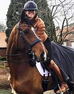 Lyndal Oatley and her new ride Elvive (by Tuschinski x Don Schufro)