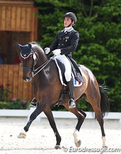 Jules Cadusseau and Gayento van het Bloemehof at the 2017 CDIO Compiègne :: Photo © Astrid Appels