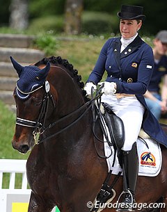 Jennifer Hoffmann on Florentinus V at the 2017 CDIO Compiegne :: Photo © Astrid Appels