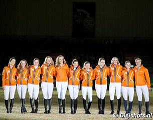 The 2017 KNHS Talent Team presented at the 2017 CDI-W 's Hertogenbosch :: Photo © Digishots