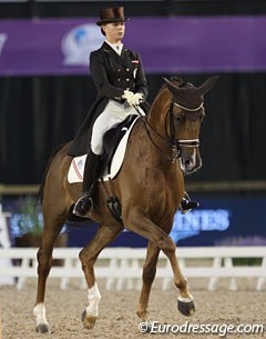 Victoria Max-Theurer and Blind Date at the 2017 European Dressage Championships in Gothenburg, Sweden :: Photo © Astrid Appels