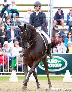 John Thompson and Antonello at the 2017 CDI Hastings' Horse of the Year Show in Hawke's Bay, NZL :: Photo © Libby Law