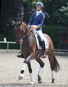 Maike Mende and First Class at the 2017 CDN Neuss-Grefrath :: Photo © Mirka Nilkens
